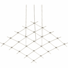 Sonneman 21Q13-RC5512 Constellation Modern Satin Nickel LED Hanging Chandelier