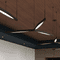 Sonneman 22QKCL02120PHA Ola Contemporary Satin Black LED Kitchen Island Lighting - alt