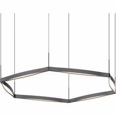 Sonneman 22QKRR01120PHA Ola Contemporary Satin Black LED Pendant Light