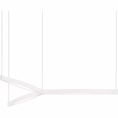 Sonneman 22QWCT01120PHA Ola Modern Satin White LED Lighting Pendant