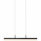 Sonneman 2345.25 Stiletto Satin Black LED 24" Kitchen Island Lighting - alt