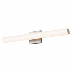 Sonneman 2431.13.FT Tubo Slim Modern Satin Nickel Finish 4.25" Tall LED Bathroom Wall Sconce