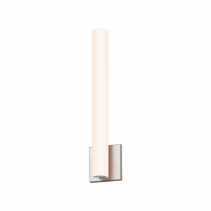 Sonneman 2442.13-FT Tubo Slim Modern Satin Nickel 18" Wall Lamp