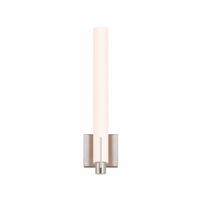 Sonneman 2442.13-ST Tubo Slim Modern Satin Nickel 18" Light Sconce