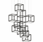 Sonneman 24Z0004K Cubix Modern Satin Black LED Multi Hanging Light Fixture - alt
