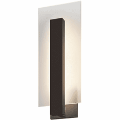 Sonneman 2725.72.WL Midtown Modern Textured Bronze LED Interior/Exterior Lighting Sconce