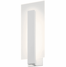Sonneman 2725.98.WL Midtown Modern Textured White LED Interior/Exterior Wall Sconce Lighting