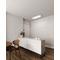 Sonneman 2727.98 Offset Contemporary Textured White LED Ceiling Light Fixture - alt