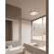 Sonneman 2727.98 Offset Contemporary Textured White LED Ceiling Light Fixture - alt