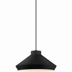 Sonneman 2752.25-G Koma Satin Black Drop Lighting