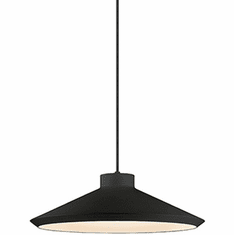 Sonneman 2754.25-E Koma Satin Black Drop Lighting