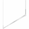 Sonneman 2816.16-6 Thin-Line Modern Bright Satin Aluminum LED One-Sided 72" Kitchen Island Light - alt