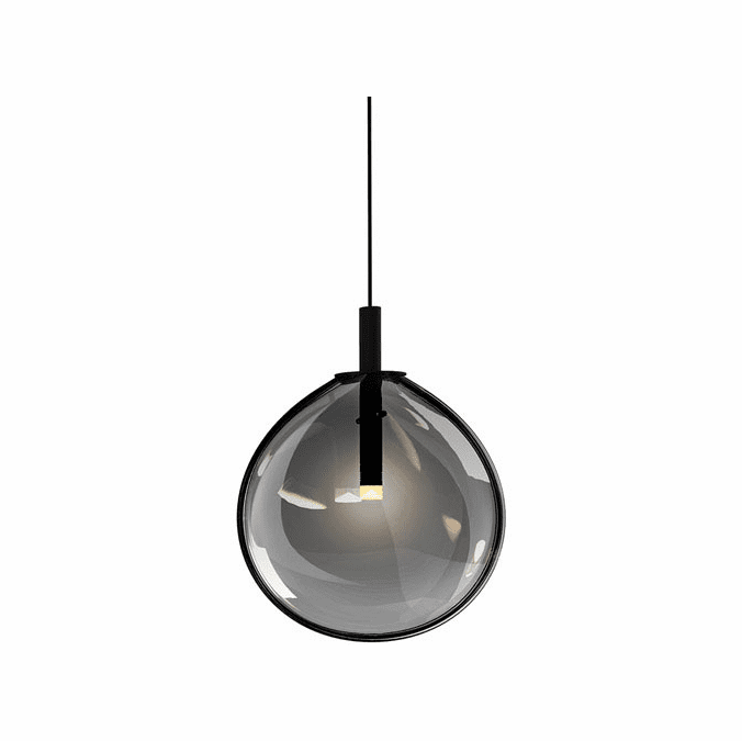 Sonneman 2990.25K-SML Cantina Small Size Modern Satin Black 33" Pendant Lighting