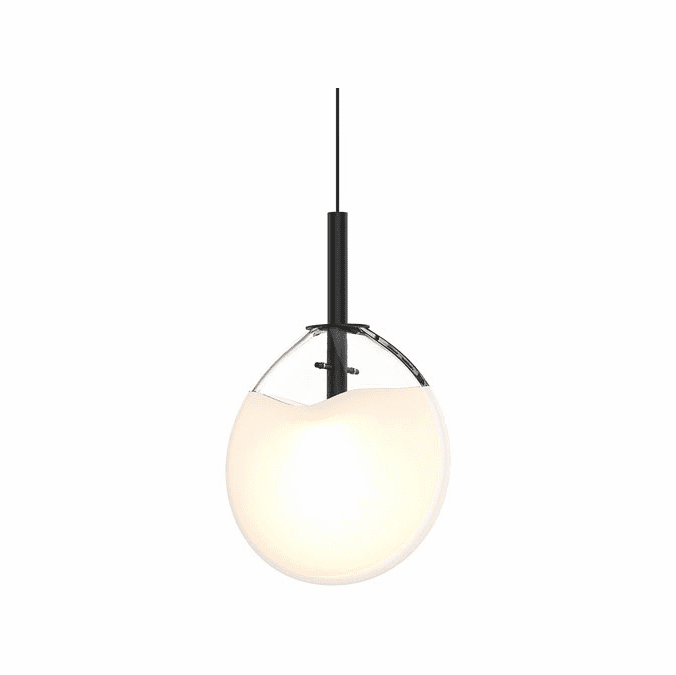 Sonneman 2990.25W-SML Cantina Small Size Contemporary Satin Black 33" Pendant Lighting