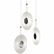Sonneman 3113.01C Meclisse Modern Polished Chrome LED Multi Pendant Light Fixture - alt