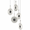 Sonneman 3115.25C Meclisse Modern Satin Black LED Multi Drop Lighting - alt