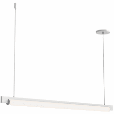 Sonneman 3826.03 Keel Modern Satin White LED 44" Kitchen Island Light