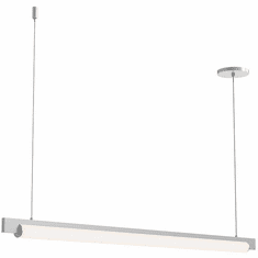 Sonneman 3826.16 Keel Modern Bright Satin Aluminum LED 44" Island Light Fixture