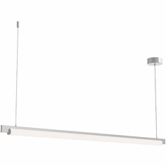 Sonneman 3828.16 Keel Modern Bright Satin Aluminum LED 60" Kitchen Island Lighting