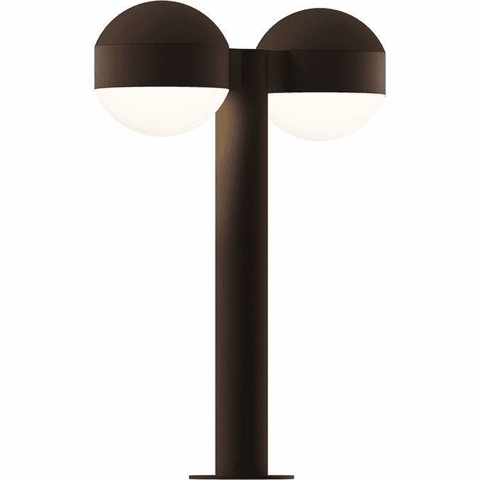 Sonneman 7306.DC.DL.72.WL REALS Modern Low Voltage Textured Bronze LED Exterior Bollard Landscape Lighting