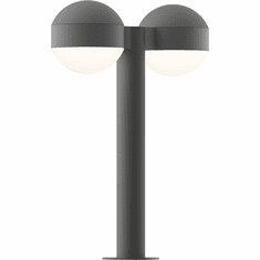 Sonneman 7306.DC.DL.74.WL REALS Contemporary Low Voltage Textured Gray LED Outdoor Bollard Landscape Light