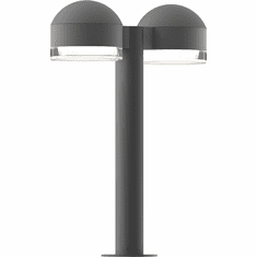 Sonneman 7306.DC.FH.74.WL REALS Contemporary Low Voltage Textured Gray LED Outdoor Bollard Pathway Lighting