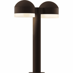 Sonneman 7306.DC.FW.72.WL REALS Modern Low Voltage Textured Bronze LED Exterior Bollard Landscape Lighting Design