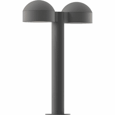 Sonneman 7306.DC.PL.74.WL REALS Contemporary Low Voltage Textured Gray LED Outdoor Bollard Residential Landscape Lighting