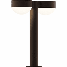 Sonneman 7306.PC.DL.72.WL REALS Modern Low Voltage Textured Bronze LED Exterior Bollard Landscape Lighting