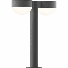 Sonneman 7306.PC.DL.74.WL REALS Contemporary Low Voltage Textured Gray LED Outdoor Bollard Landscape Light