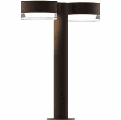 Sonneman 7306.PC.FH.72.WL REALS Modern Low Voltage Textured Bronze LED Exterior Bollard Landscaping Light