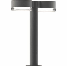 Sonneman 7306.PC.FH.74.WL REALS Contemporary Low Voltage Textured Gray LED Outdoor Bollard Pathway Lighting
