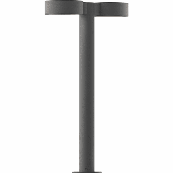 Sonneman 7307.PC.PL.74.WL REALS Contemporary Low Voltage Textured Gray LED Outdoor Bollard Residential Landscape Lighting