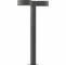 Sonneman 7307.PC.PL.74.WL REALS Contemporary Low Voltage Textured Gray LED Outdoor Bollard Residential Landscape Lighting - alt