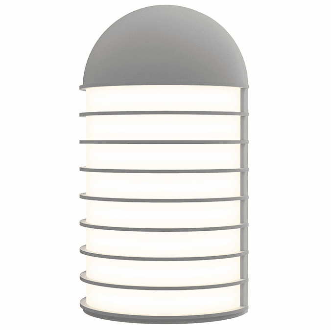 Sonneman 7404.74-WL Lighthouse Modern Textured Gray LED Exterior 15" Wall Lighting Sconce