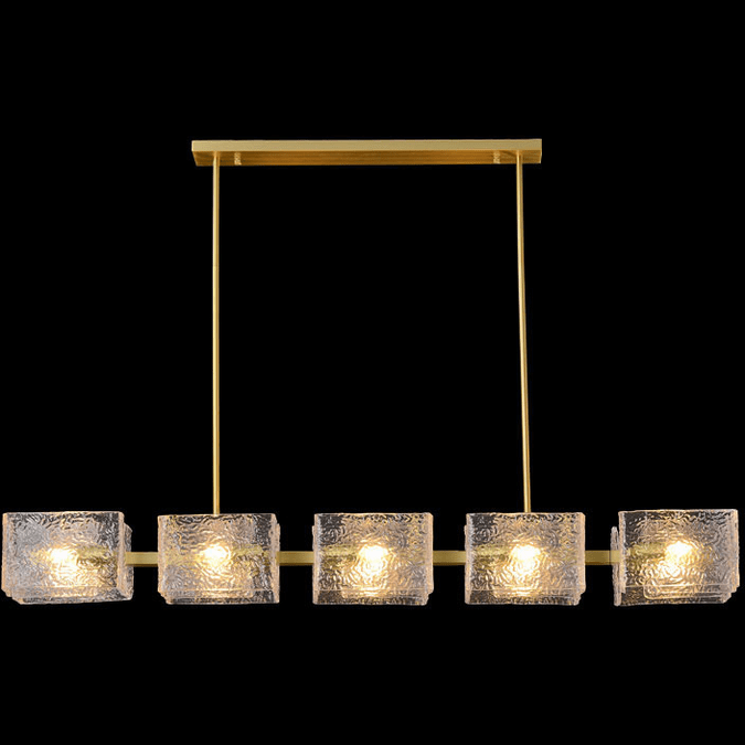 StarFire Crystal 2350AB Sofia Antique Brass Kitchen Island Light Fixture - STA-2350AB