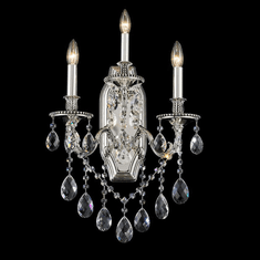 StarFire Crystal 5103WSAS Imperial Antique Silver Wall Lighting