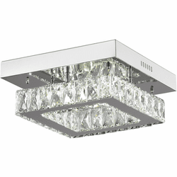 StarFire Crystal LD0812CH Chrome LED Ceiling Lighting