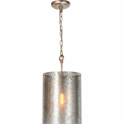 Terracotta P21100-1 Vallea Modern Antique Silver Mini Lighting Pendant