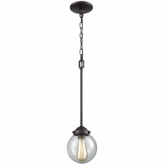 Thomas CN129151 Beckett Contemporary Oil Rubbed Bronze Mini Pendant Hanging Light