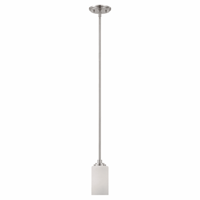 Thomas Lighting 190060217 Pittman Brushed Nickel Finish 5" Wide Mini Hanging Lamp