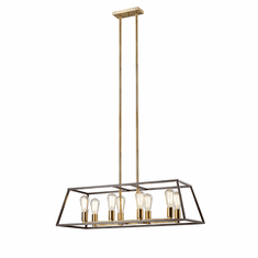 Trans Globe 10468 ROB Adams Modern Rubbed Oil Bronze Island Lighting