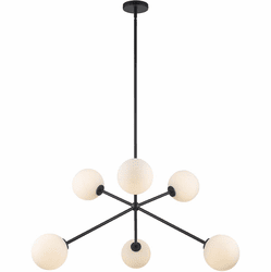 Trans Globe 11616 BK Haskell Contemporary Black Chandelier Lighting