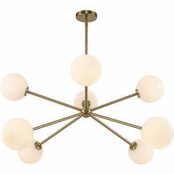 Trans Globe 11618 AG Haskell Contemporary Antique Gold Chandelier Light
