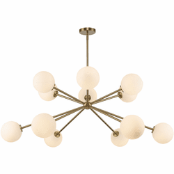 Trans Globe 11619 AG Haskell Contemporary Antique Gold Chandelier Lighting