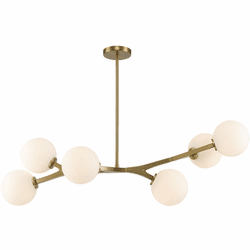 Trans Globe 11636 AG Rebel Modern Antique Gold Chandelier Light
