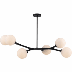 Trans Globe 11636 BK Rebel Contemporary Black Chandelier Lamp