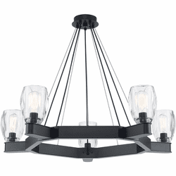 Trans Globe 11685 BK Harmony Hills Modern Black Chandelier Light