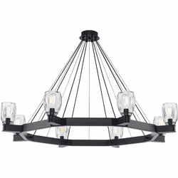 Trans Globe 11688 BK Harmony Hills Modern Black Chandelier Light