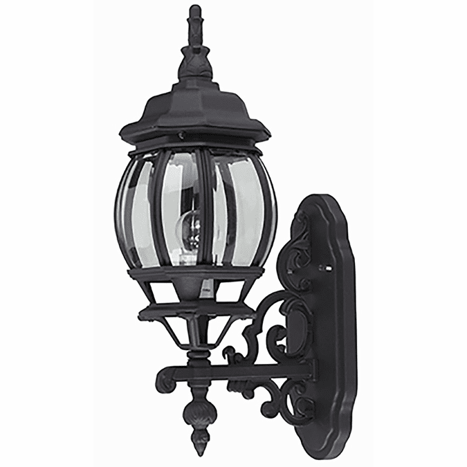 Trans Globe 4050 BK Francisco Traditional Black Exterior Lighting Sconce